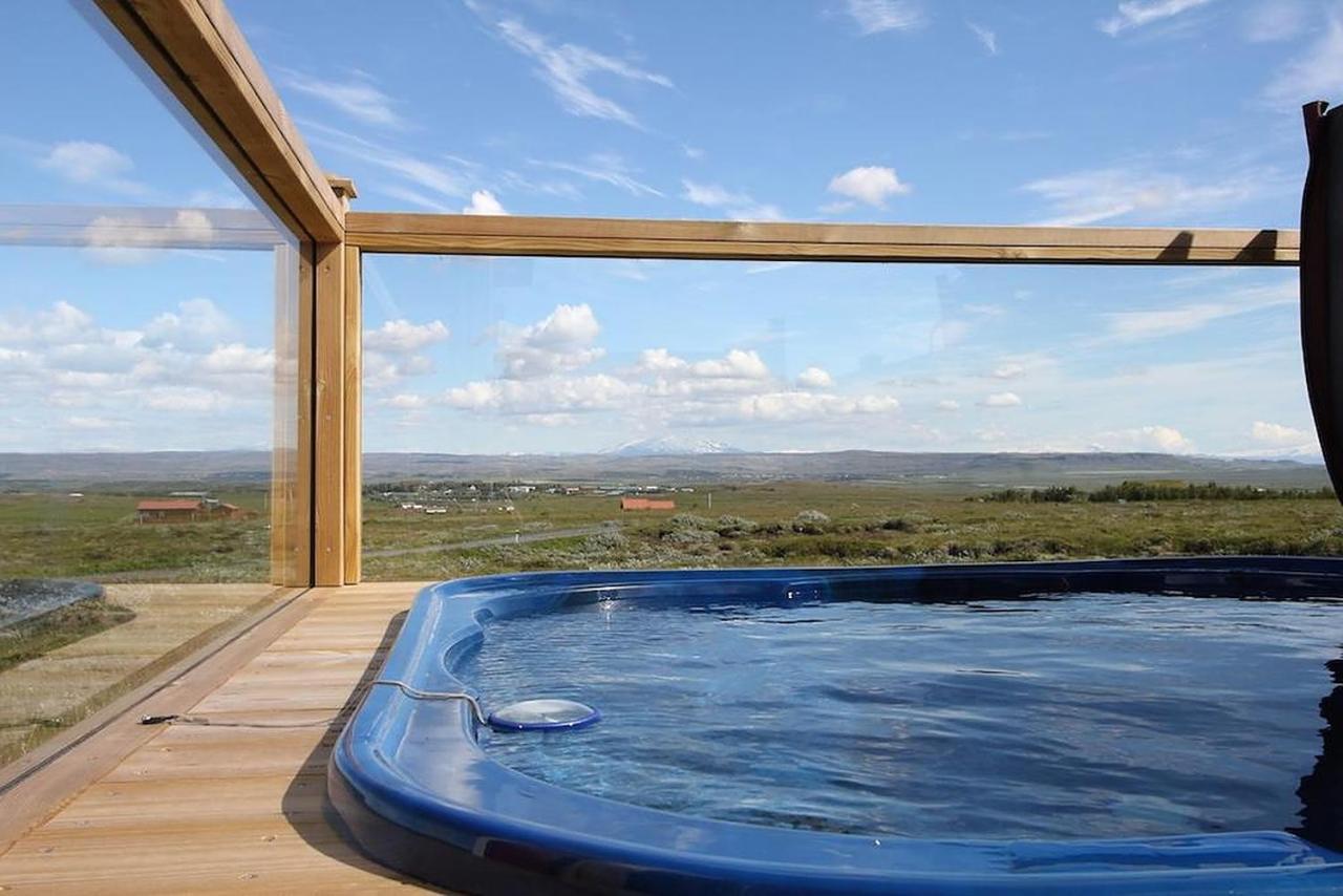Blue View Cabin 1A With Private Hot Tub Reykholt  Exterior photo